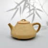 全手工本山綠泥子冶石瓢壺220cc手刻竹子