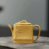 段泥四方竹韻壺120cc